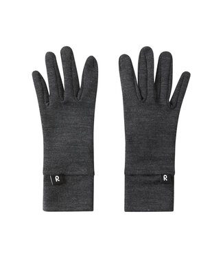 Reima Kinder Woll Handschuhe Etsin Black melange