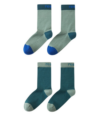 Reima Kinder Socken 2er Pack Parit Dark Teal