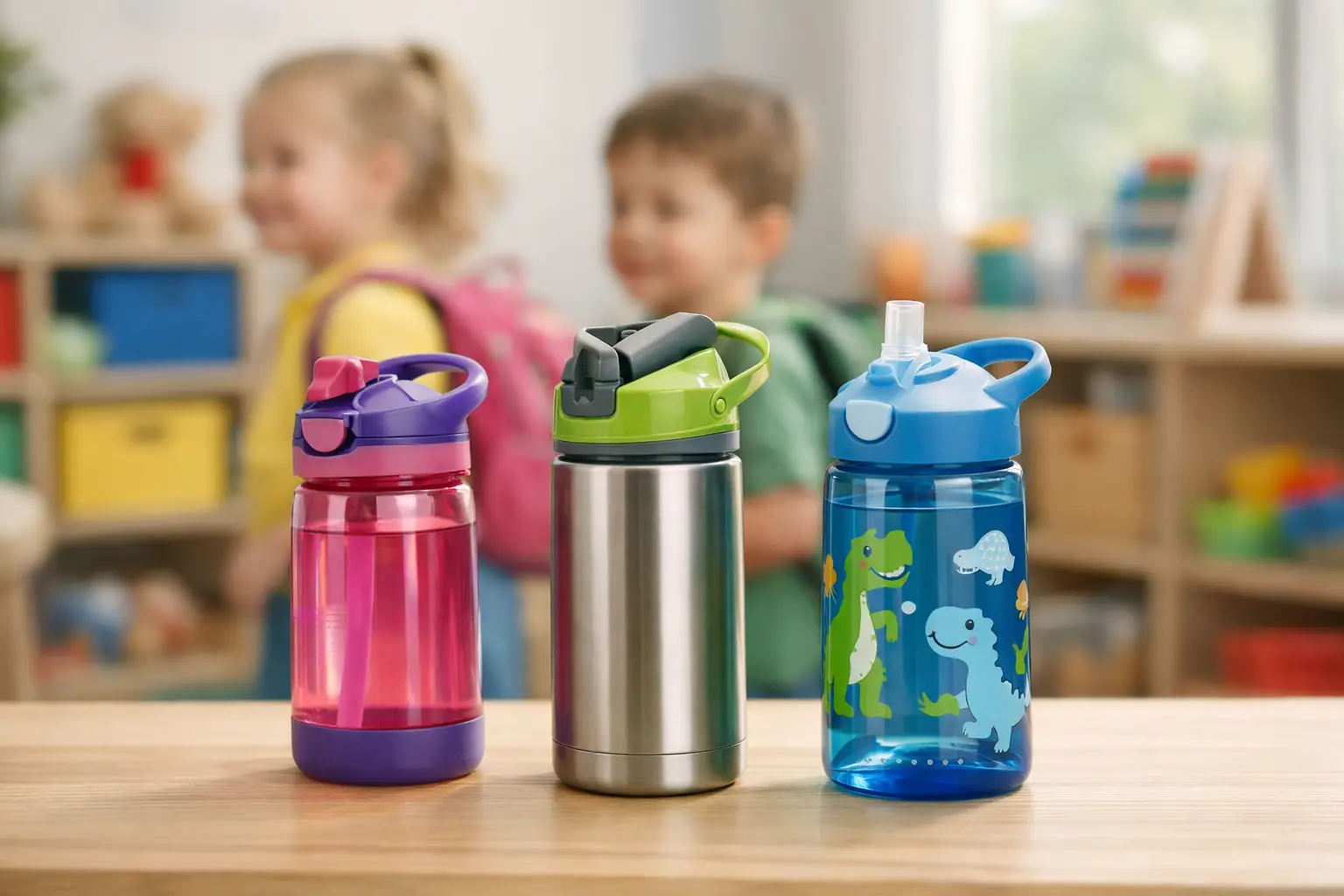 Trinkflasche Kinder Kindergarten richtig wählen