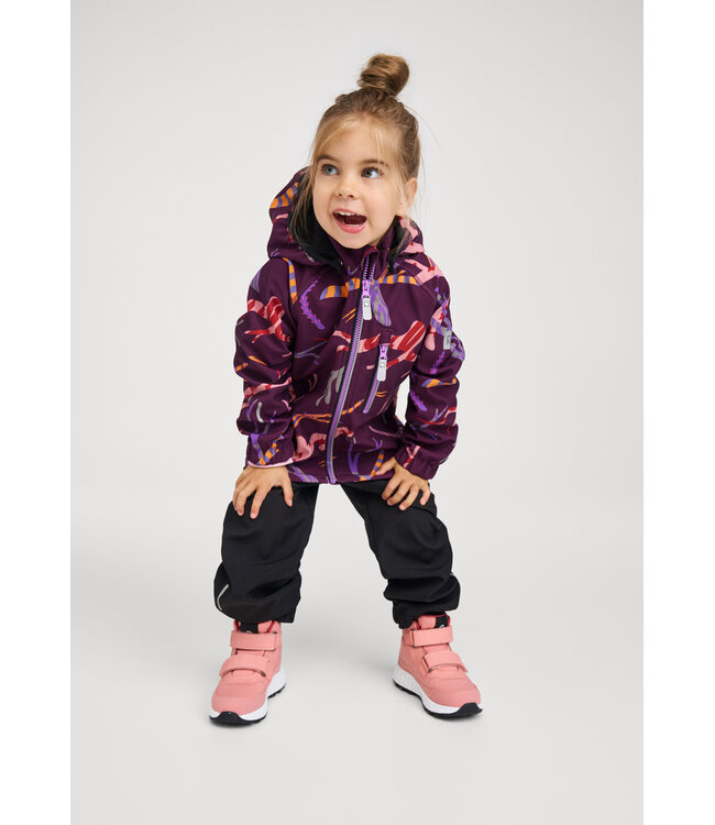 Reima Kinder Softshell Jacke Vantti Deep purple