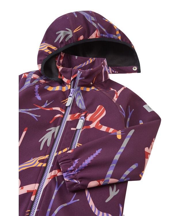 Reima Kinder Softshell Jacke Vantti Deep purple