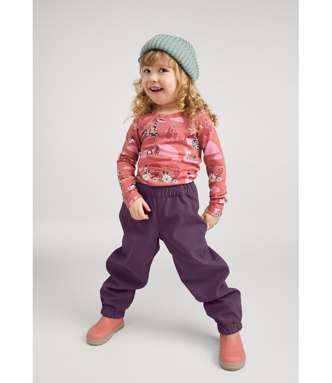 Reima Kinder Softshell Hose Oikotie Deep purple