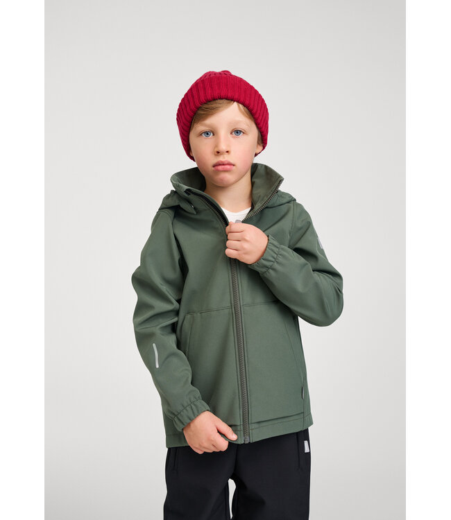 Reima Kinder Softshelljacke Koivula Thyme green