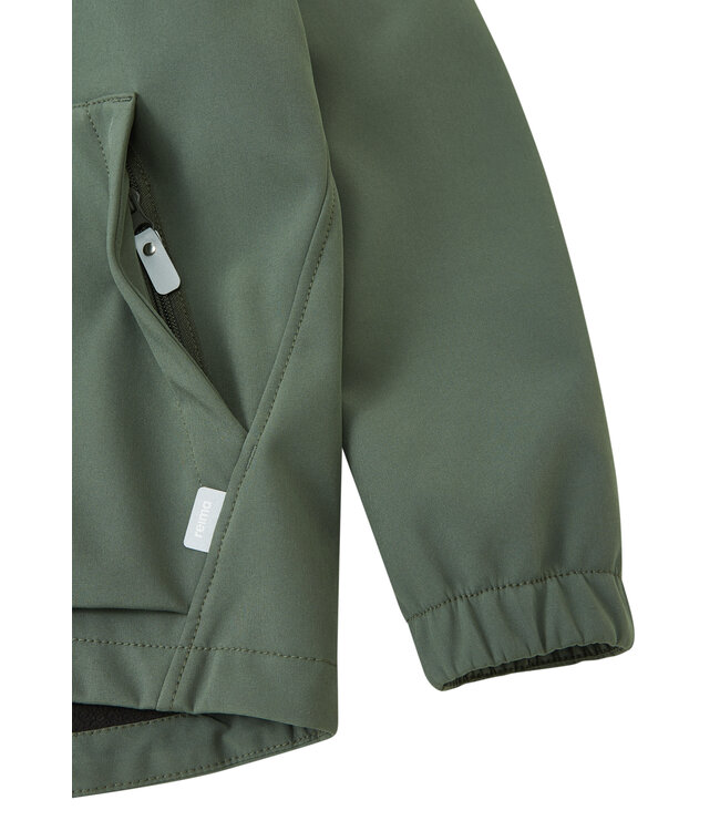 Reima Kinder Softshelljacke Koivula Thyme green