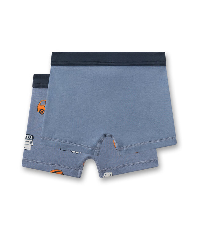 Sanetta Jungen-Shorts (Doppelpack) Baustellenfahrzeug