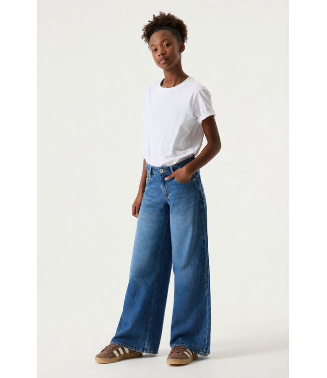 Garcia Mädchen Ultra Wide Jeans Marall Medium Used