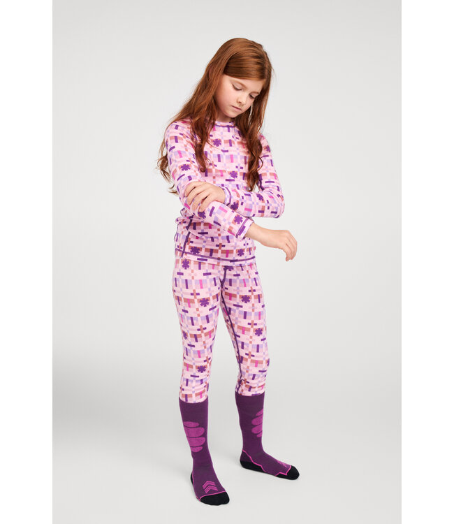 Reima Kinder Ski Socken Atleetti Plum Purple