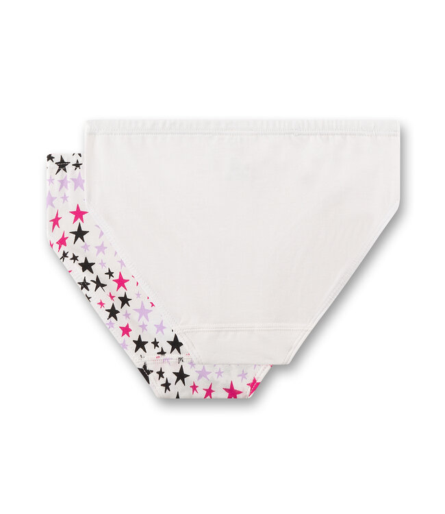 Sanetta Mädchen-Slip (Doppelpack) Sterne