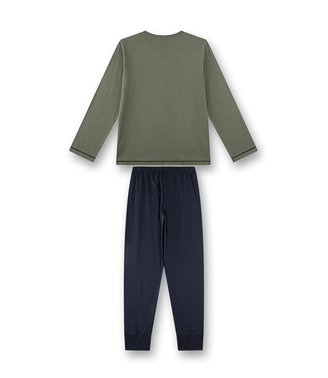 Sanetta Jungen Schlafanzug khaki Gorilla