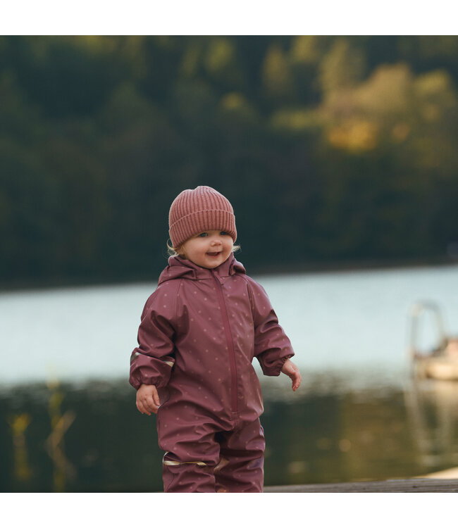 CeLaVi gefütterter Regenoverall Rose Brown