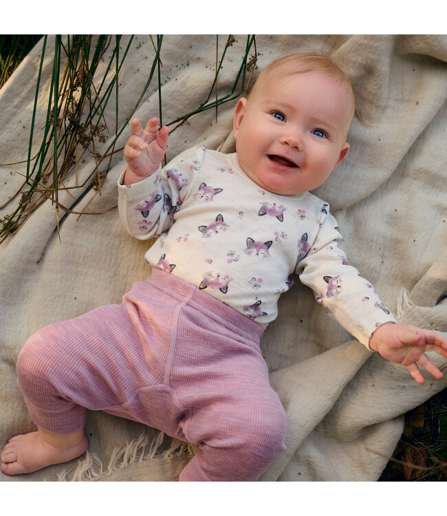 CeLaVi Baby Woll Hose Lilas Melange