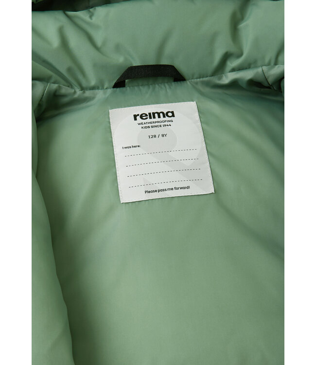 Reima Kinder Daunenjacke Paimio Green Clay