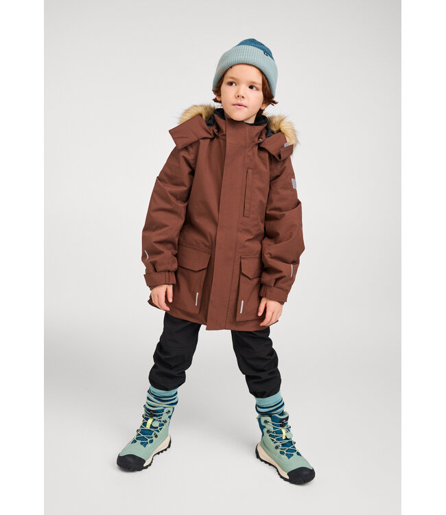 Reima tec Kinder Winterjacke Ajaton Umber Brown