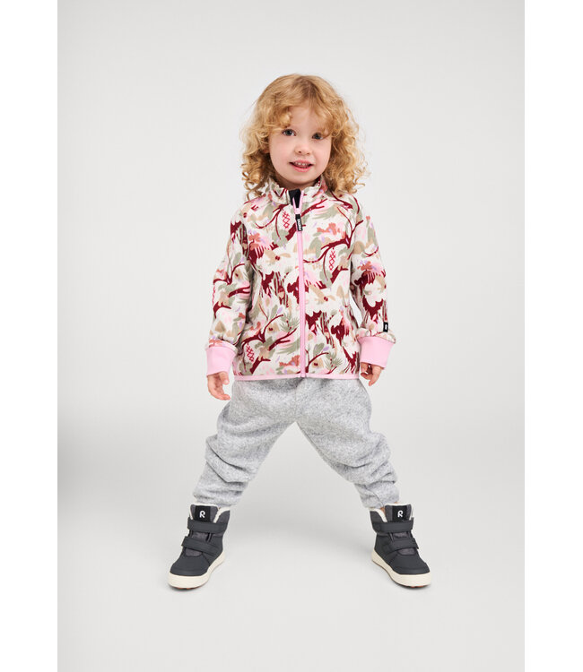 Reima Kleinkinder Fleecejacke Ornament Light Heather