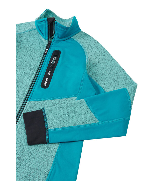Reima Kinder Fleecejacke Laskien Aquamarine