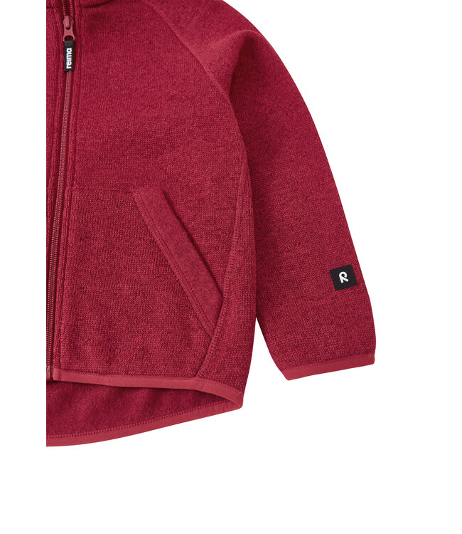Reima Kinder Fleecejacke Hopper Cranberry