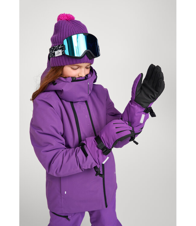 Reima tec Kinder Ski-Handschuhe  Skimba Plum Purple