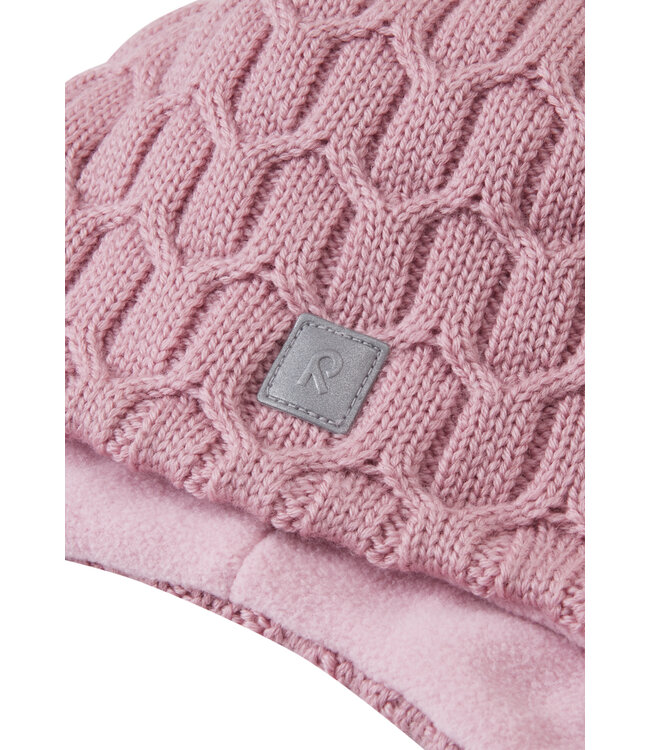 Reima Kleinkinder Wollmütze Nunavut Grey Pink