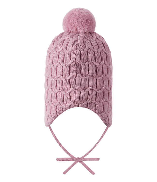 Reima Kleinkinder Wollmütze Nunavut Grey Pink