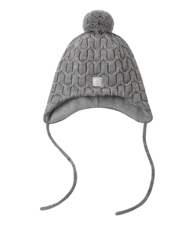 Reima Kleinkinder Wollmütze Nunavut Melange grey