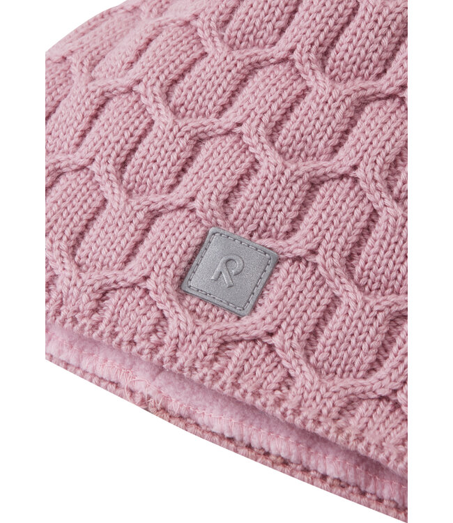 Reima Kinder Wollmütze Nyksund Grey Pink