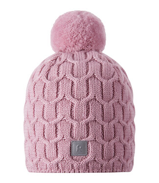 Reima Kinder Wollmütze Nyksund Grey Pink