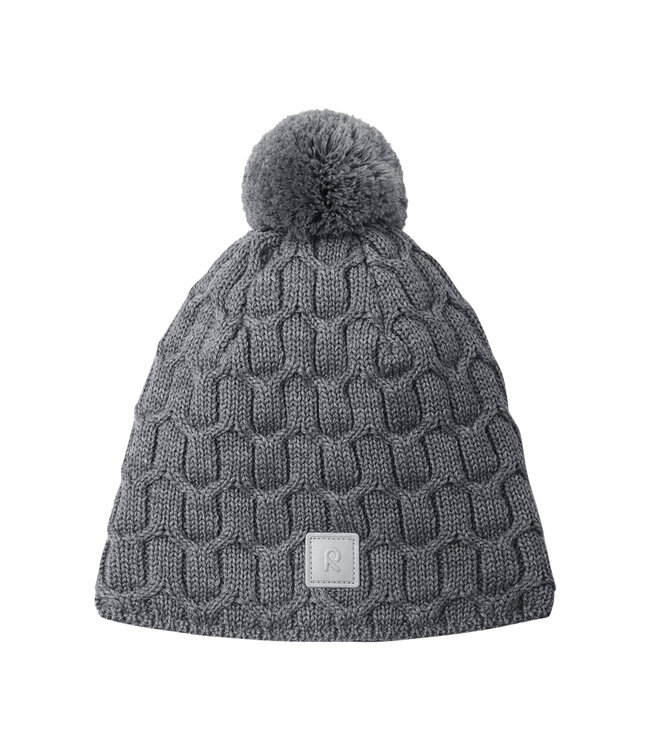 Reima Kinder Wollmütze Nyksund Melange grey