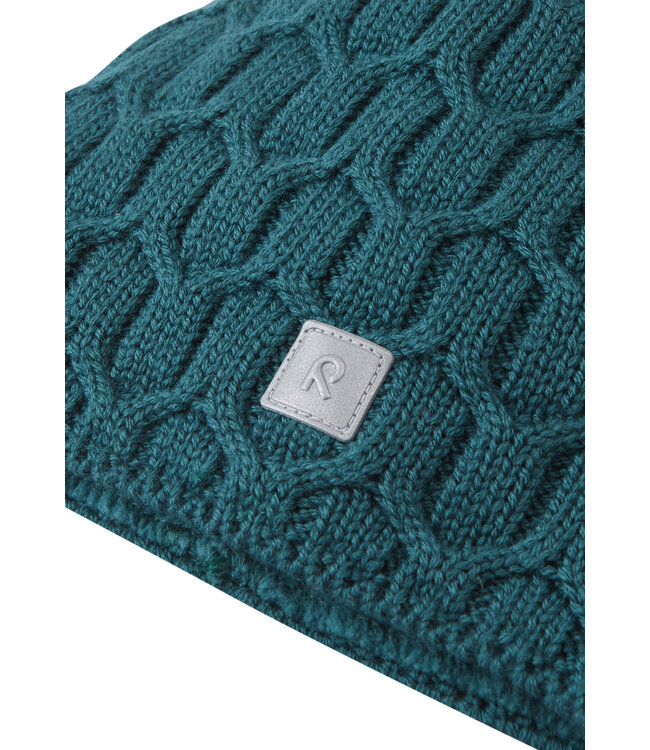 Reima Kinder Wollmütze Pilke Dark Teal