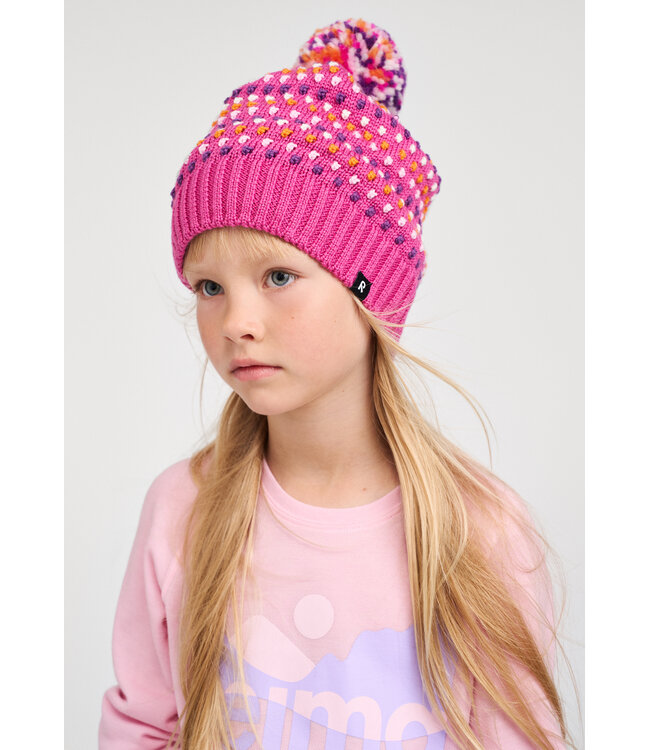 Reima Kinder Wollmütze Pampula Fucshia