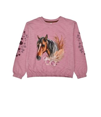 Bondi Mädchen Langarmshirt Pferd