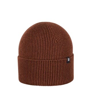 Pure Pure Kindermütze Umschlag coffee-brown