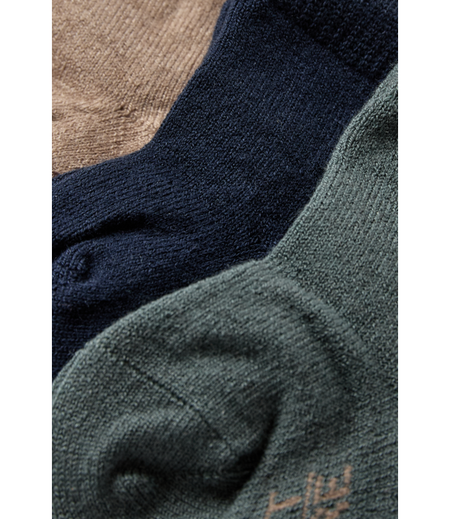 Hust & Claire Woll/Bambus Socken Foty 3er Pack