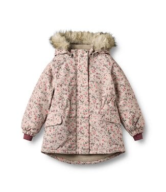 Wheat Mädchen Winterjacke Mathilde grey moon flowers