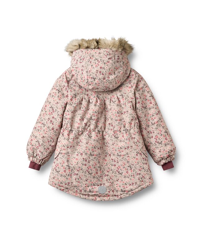 Wheat Mädchen Winterjacke Mathilde grey moon flowers