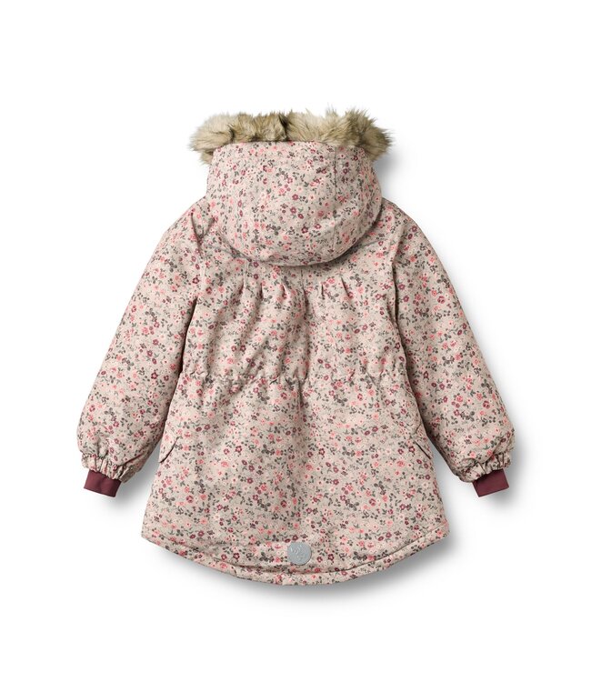 Wheat Mädchen Winterjacke Mathilde grey moon flowers