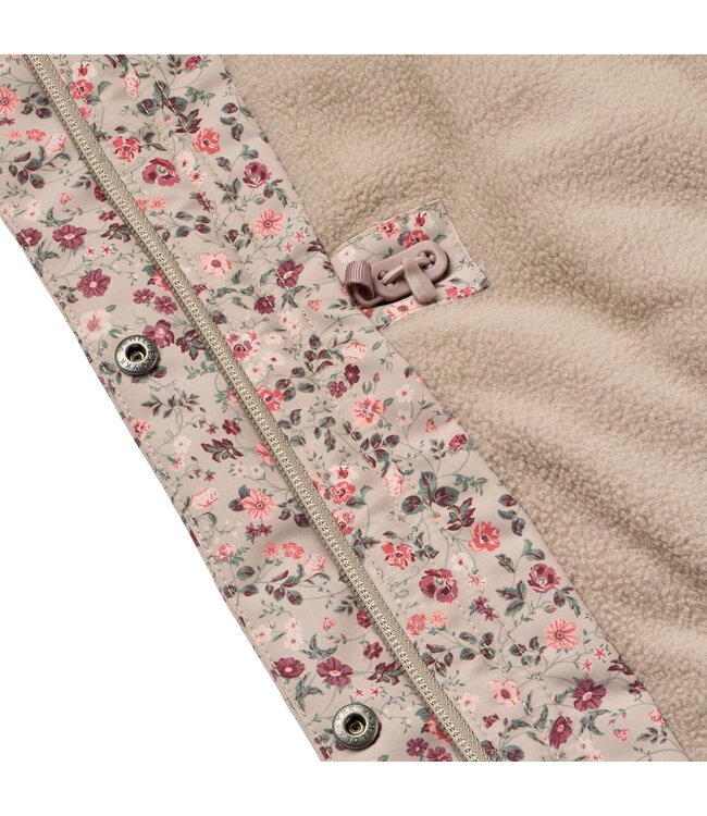 Wheat Mädchen Winterjacke Mathilde grey moon flowers