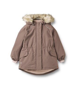 Wheat Mädchen Winterjacke Mathilde plum truffle