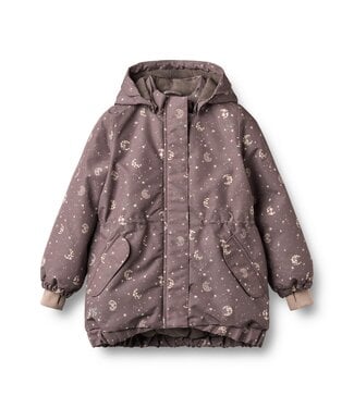 Wheat Mädchen Winterjacke Tove plum truffle
