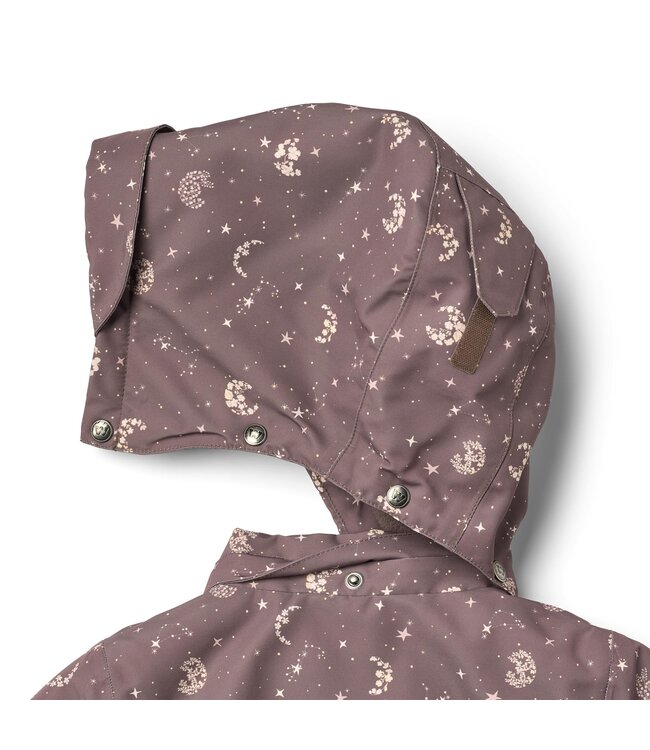 Wheat Mädchen Winterjacke Tove plum truffle