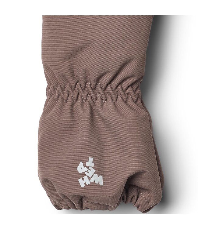 Wheat Kinder Winter Handschuhe Monta plum truffle