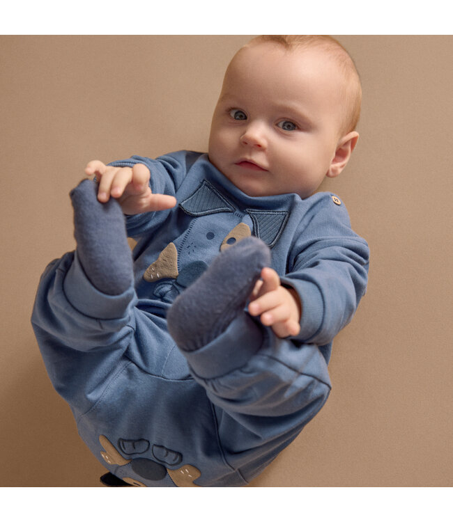 Minymo Baby Hose Bambus blau