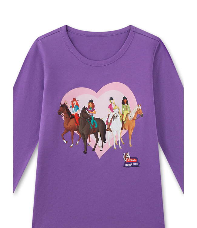 Sanetta Langarm Shirt Horse Club