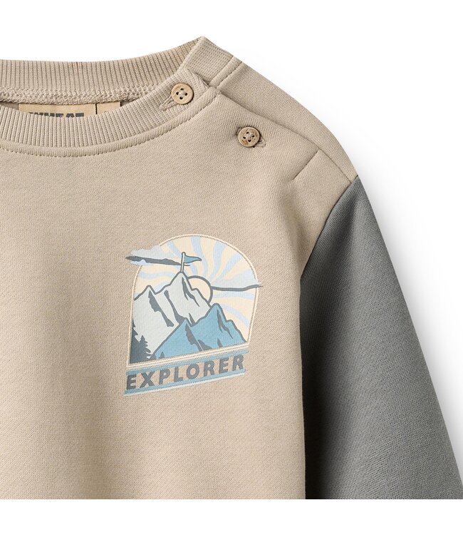 Wheat Baby Pullover Elliot Print