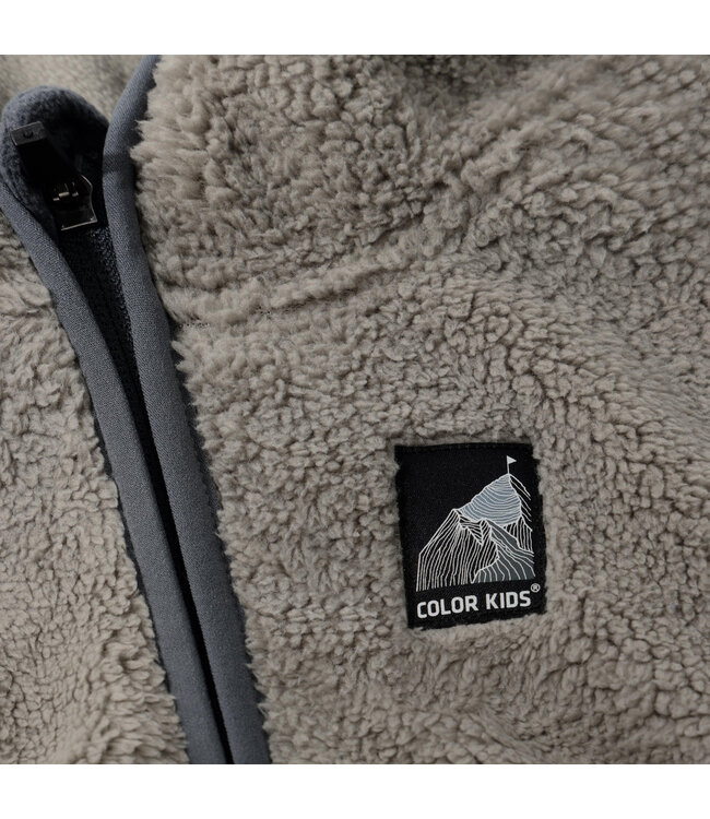 Color Kids Baby Teddy Fleecejacke Turbulence