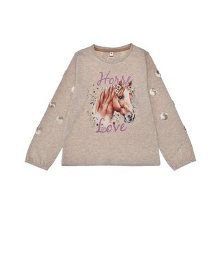 Bondi Mädchen Langarmshirt Pferd