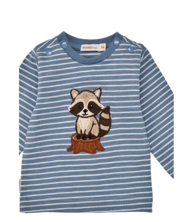 Bondi Baby langarm Shirt Waschbär