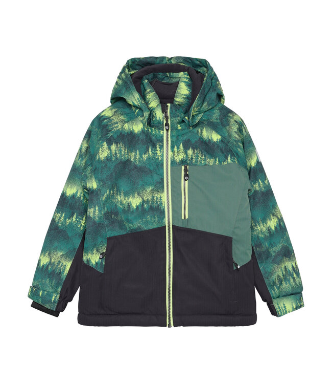 Color Kids Jungen Skijacke Colorblock Dark Forest