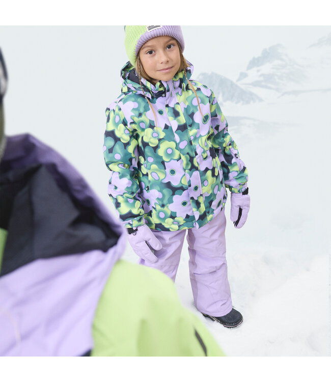 Color Kids Skihose W/POCKETS Purple Rose