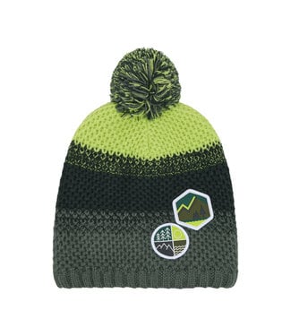 Color Kids Wintermütze Colorblock Dark Forest