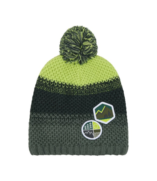 Color Kids Wintermütze Colorblock Dark Forest